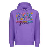 Purple helping little minds grow Premium Hoodie - Artiststas