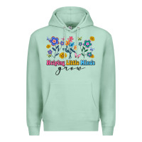 Seafoam helping little minds grow Premium Hoodie - Artiststas