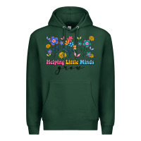 Sports Green helping little minds grow Premium Hoodie - Artiststas