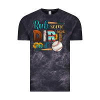 Cloud Black rub some dirt on it baseball Vintage Tee - HRA Design Shop