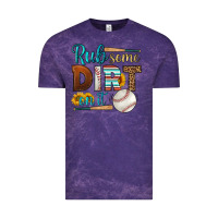 Cloud Purple rub some dirt on it baseball Vintage Tee - HRA Design Shop