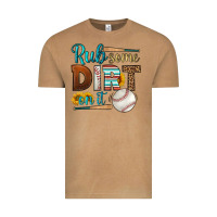 Rub Some Dirt On It Baseball Vintage Tee | Teevron
