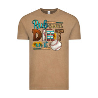 Vintage Coffee rub some dirt on it baseball Vintage Tee - HRA Design Shop