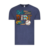 Vintage Denim rub some dirt on it baseball Vintage Tee - HRA Design Shop