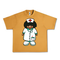 Peanut Butter african nurse gnome afro hair Urban Heavy Tee - BarkalooDesign