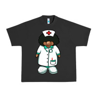 Pigment Black african nurse gnome afro hair Urban Heavy Tee - BarkalooDesign