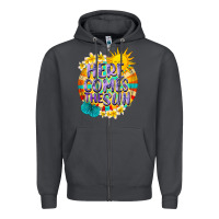 Smoke Here comes the sun Zipper Hoodie - NancyCooperArtShop