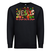 Black jesus the reason for the season Premium Sweatshirt - MaliasSmallBusiness