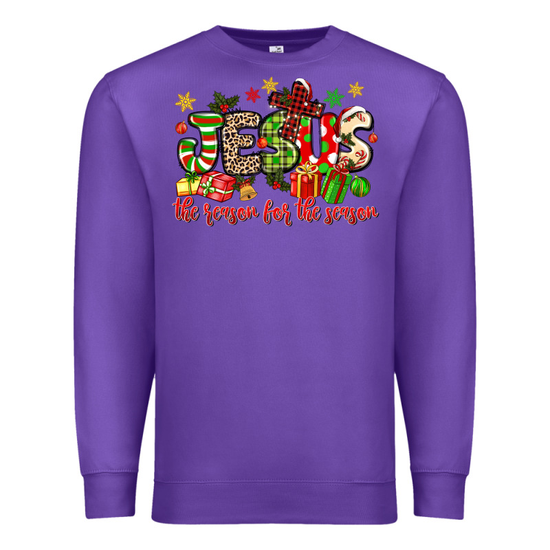 Jesus The Reason For The Season Premium Sweatshirt by MaliasSmallBusiness | Teevron