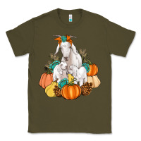 Army Green Goat family fall pumpkins gemstone Classic Tee - Artiststas
