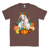 Chestnut Goat family fall pumpkins gemstone Classic Tee - Artiststas