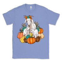 Colony Blue Goat family fall pumpkins gemstone Classic Tee - Artiststas