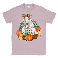 Lilac Goat family fall pumpkins gemstone Classic Tee - Artiststas