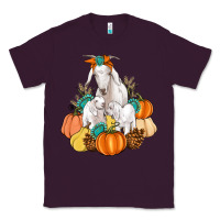 Plum Goat family fall pumpkins gemstone Classic Tee - Artiststas