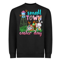 Black Small Town Easter Day Heavyweight Sweatshirt - Neo Western