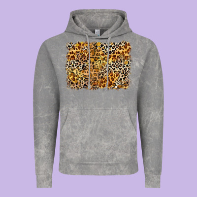 Leopard Background Vintage Hoodie Designed By Zillion Design Studio