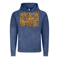 Vintage Denim leopard background Vintage Hoodie - Zillion Design Studio