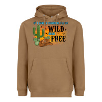 If I Was A Cowgirl I D Be Wild And Free Heavyweight Hoodie | Teevron