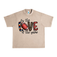 French Oak for the love of the game football Urban Heavy Tee - CowhideDigitalArt