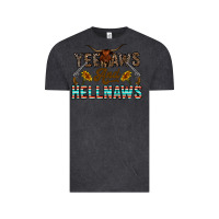 Vintage Black yeehaws and hellnaws Vintage Tee - CowhideDigitalArt