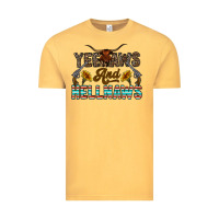 Vintage Mustard yeehaws and hellnaws Vintage Tee - CowhideDigitalArt