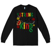 Black strong black king Long Sleeve Tee - Artiststas