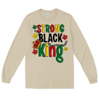Mushroom strong black king Long Sleeve Tee - Artiststas