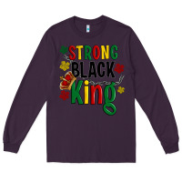 Plum strong black king Long Sleeve Tee - Artiststas