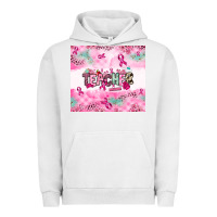 Pigment Lunar Rock Breast Cancer Teacher Urban Hoodie - NancyCooperArtShop