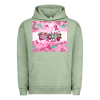 Pigment Oil Green Breast Cancer Teacher Urban Hoodie - NancyCooperArtShop