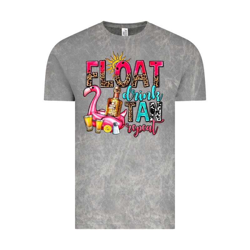 Float Drink Tan Repeat Vintage Tee by AdoDesignShop | Teevron