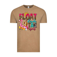 Vintage Coffee float drink tan repeat Vintage Tee - AdoDesignShop