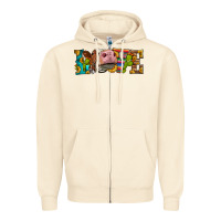 Sandshell Western Love Simmental Cow Zipper Hoodie - LillyAllenDesigns