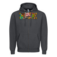 Smoke Western Love Simmental Cow Zipper Hoodie - LillyAllenDesigns