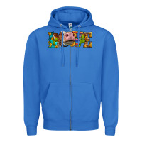 True Royal Western Love Simmental Cow Zipper Hoodie - LillyAllenDesigns