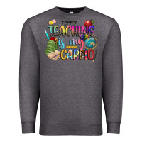 Charcoal Heather teaching is my cardio Premium Sweatshirt - NancyCooperArtShop