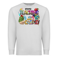 Dove Grey teaching is my cardio Premium Sweatshirt - NancyCooperArtShop