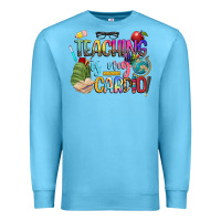 Ocean Blue teaching is my cardio Premium Sweatshirt - NancyCooperArtShop