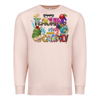Pale Pink teaching is my cardio Premium Sweatshirt - NancyCooperArtShop