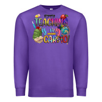 Purple teaching is my cardio Premium Sweatshirt - NancyCooperArtShop