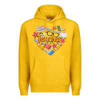 Lemon teacher heart Premium Hoodie - Artiststas