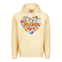 Pina Colada teacher heart Premium Hoodie - Artiststas