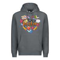 Rock teacher heart Premium Hoodie - Artiststas