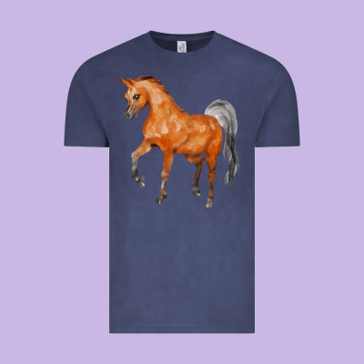 Horse Vintage Tee Designed By Fadigitalartstudio