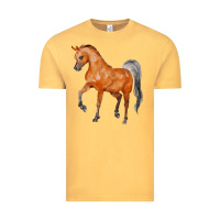 Vintage Mustard horse Vintage Tee - FaDigitalArtStudio