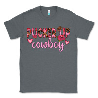 Charcoal Heather pucker up cowboy Classic Tee - JahusDesignShop