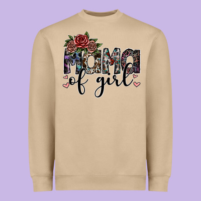Mama Of Girl Heavyweight Sweatshirt Designed By Sublimationcraftshop