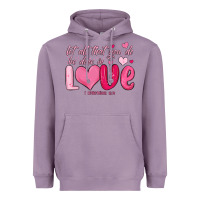 Lavender let all that you do be done in love Heavyweight Hoodie - MaliasSmallBusiness