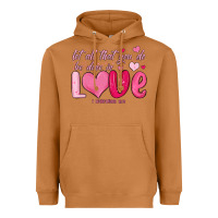 Meerkat let all that you do be done in love Heavyweight Hoodie - MaliasSmallBusiness
