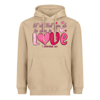 Mushroom let all that you do be done in love Heavyweight Hoodie - MaliasSmallBusiness
